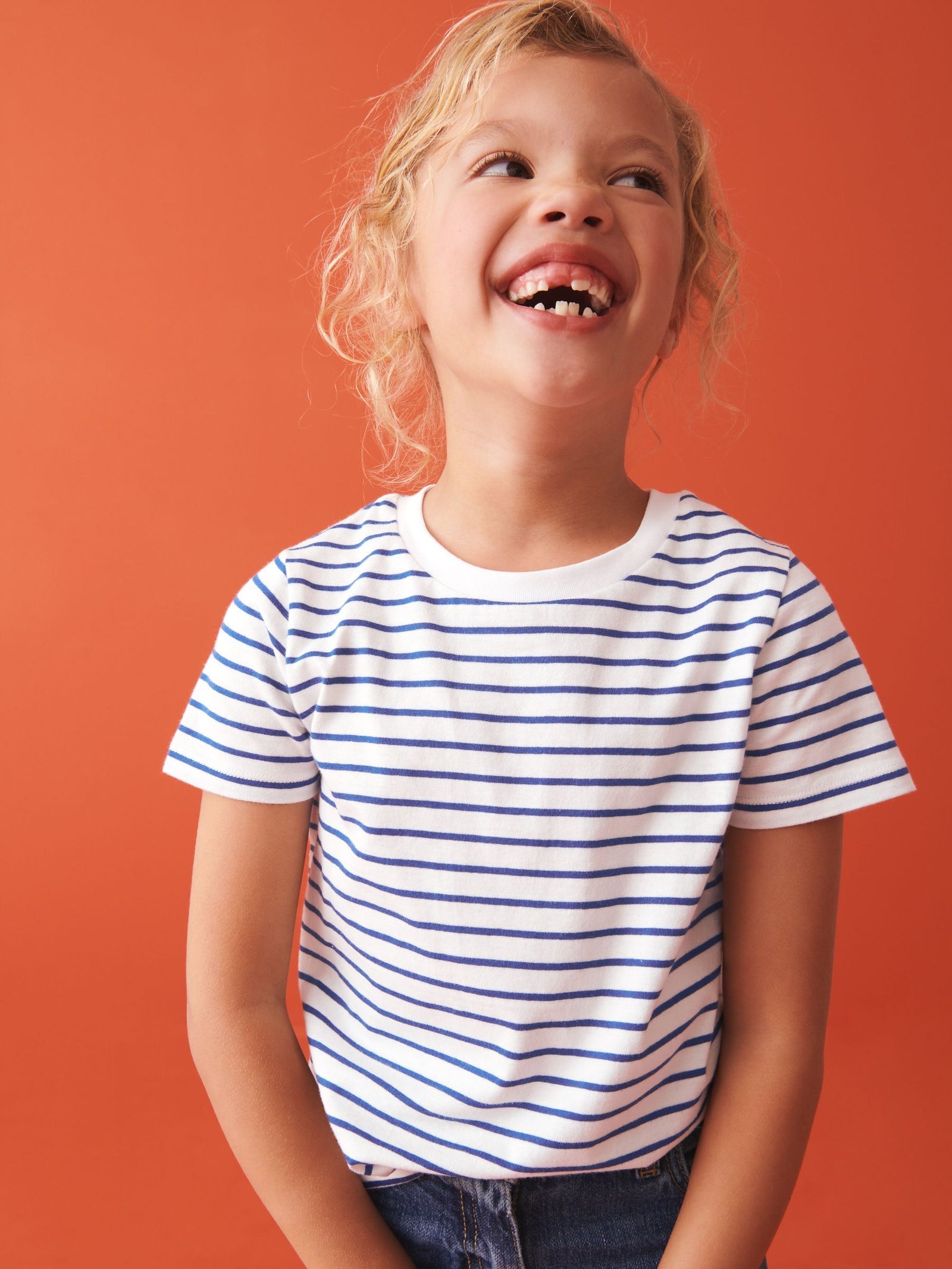 White Stripe T-Shirt (3-16yrs)
