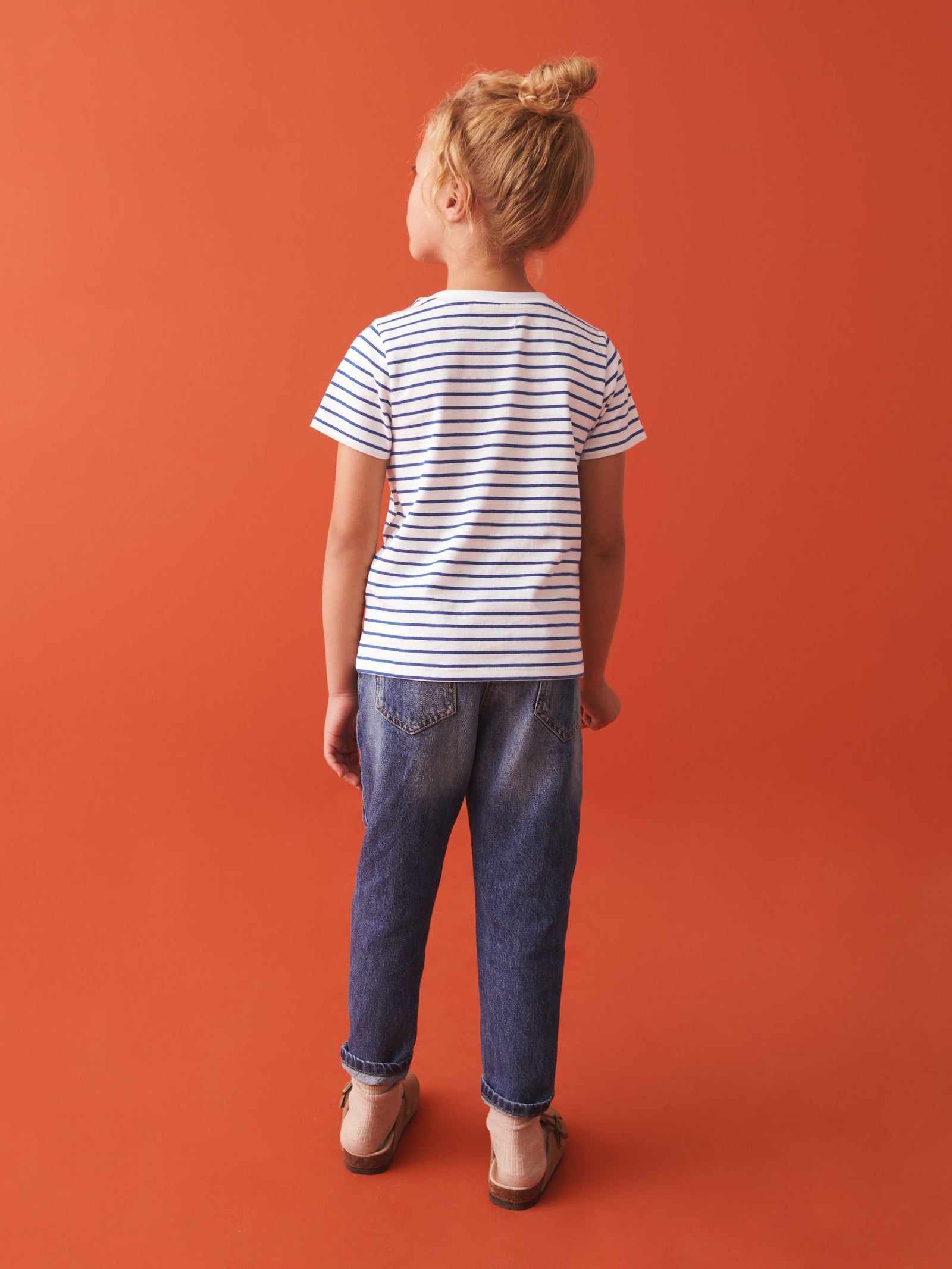 White Stripe T-Shirt (3-16yrs)
