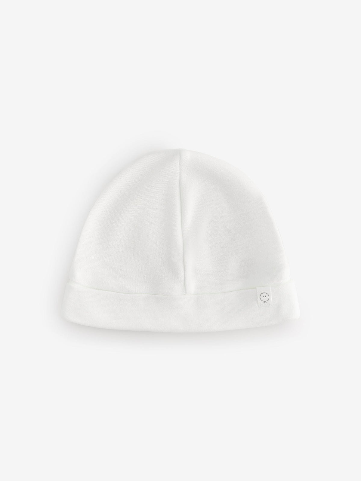 MORI White Supersoft Baby Hats 2 Pack