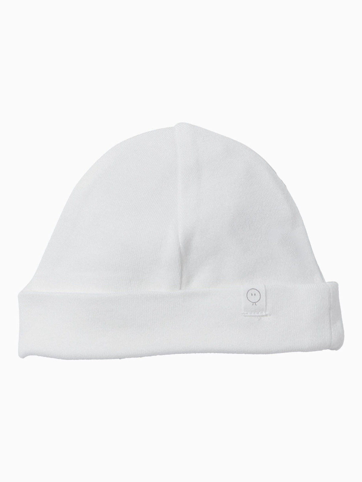 MORI White Supersoft Baby Hats 2 Pack