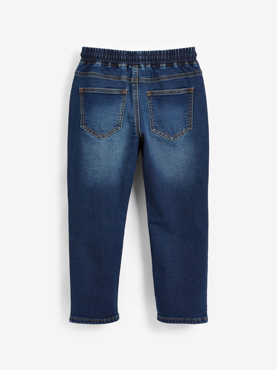 Indigo Blue Regular Fit Stretch Elasticated Waist Jeans (3-16yrs)
