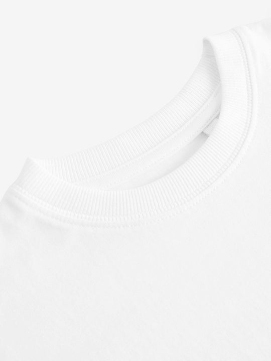 White Relaxed Fit Short Sleeve T-Shirt (3-16yrs)