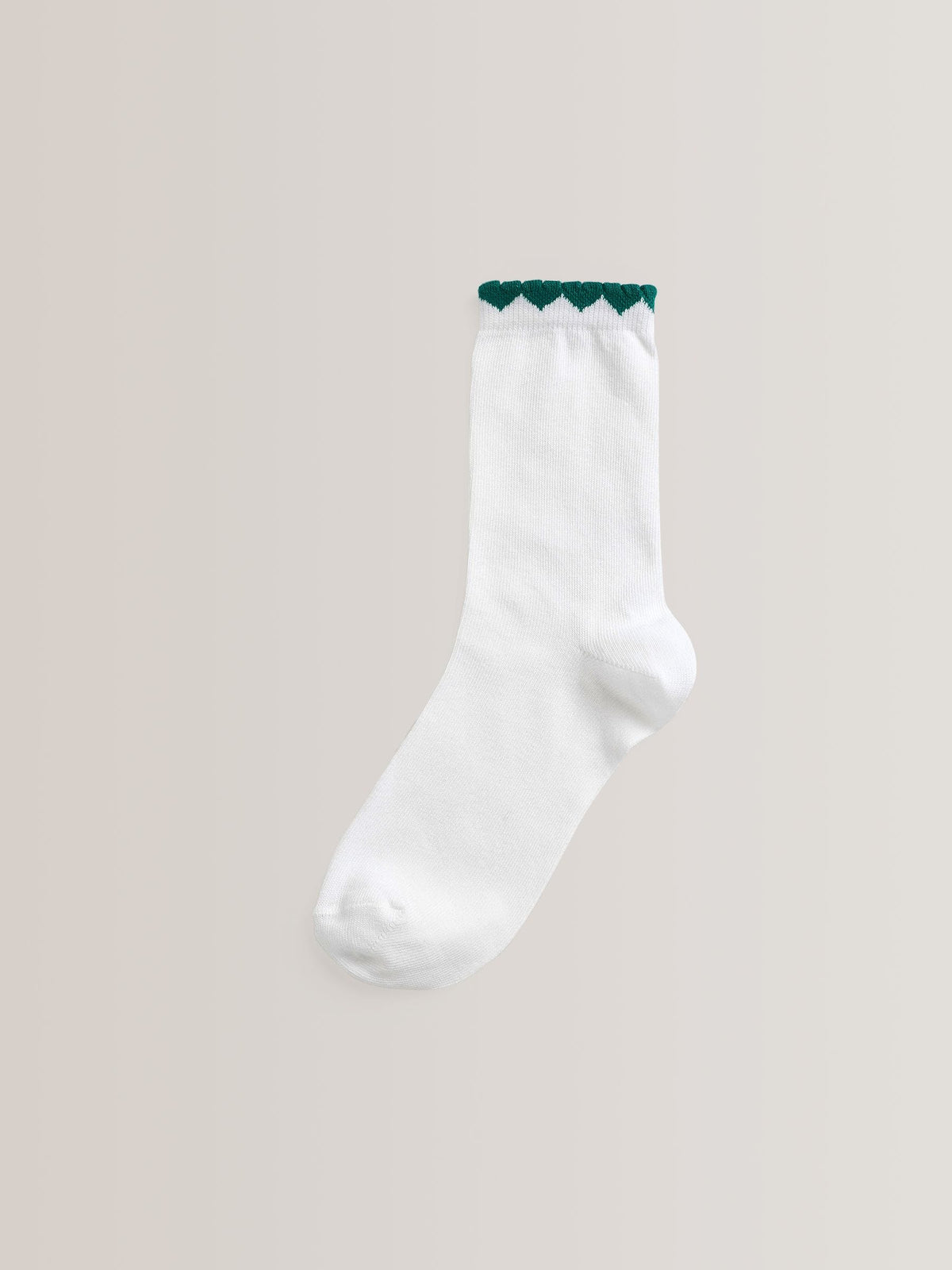 Green 5 Pack Cotton Rich Gingham Ankle School Socks