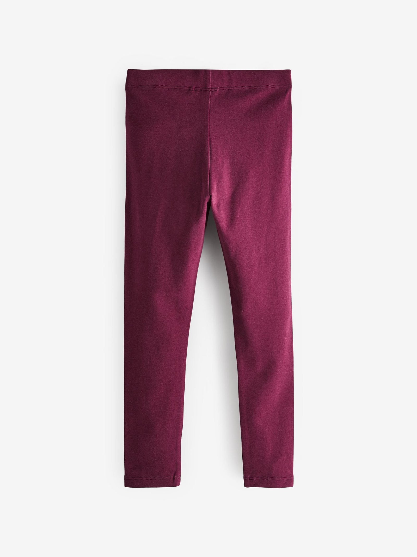 Burgundy Red Regular Fit Leggings (3-16yrs)