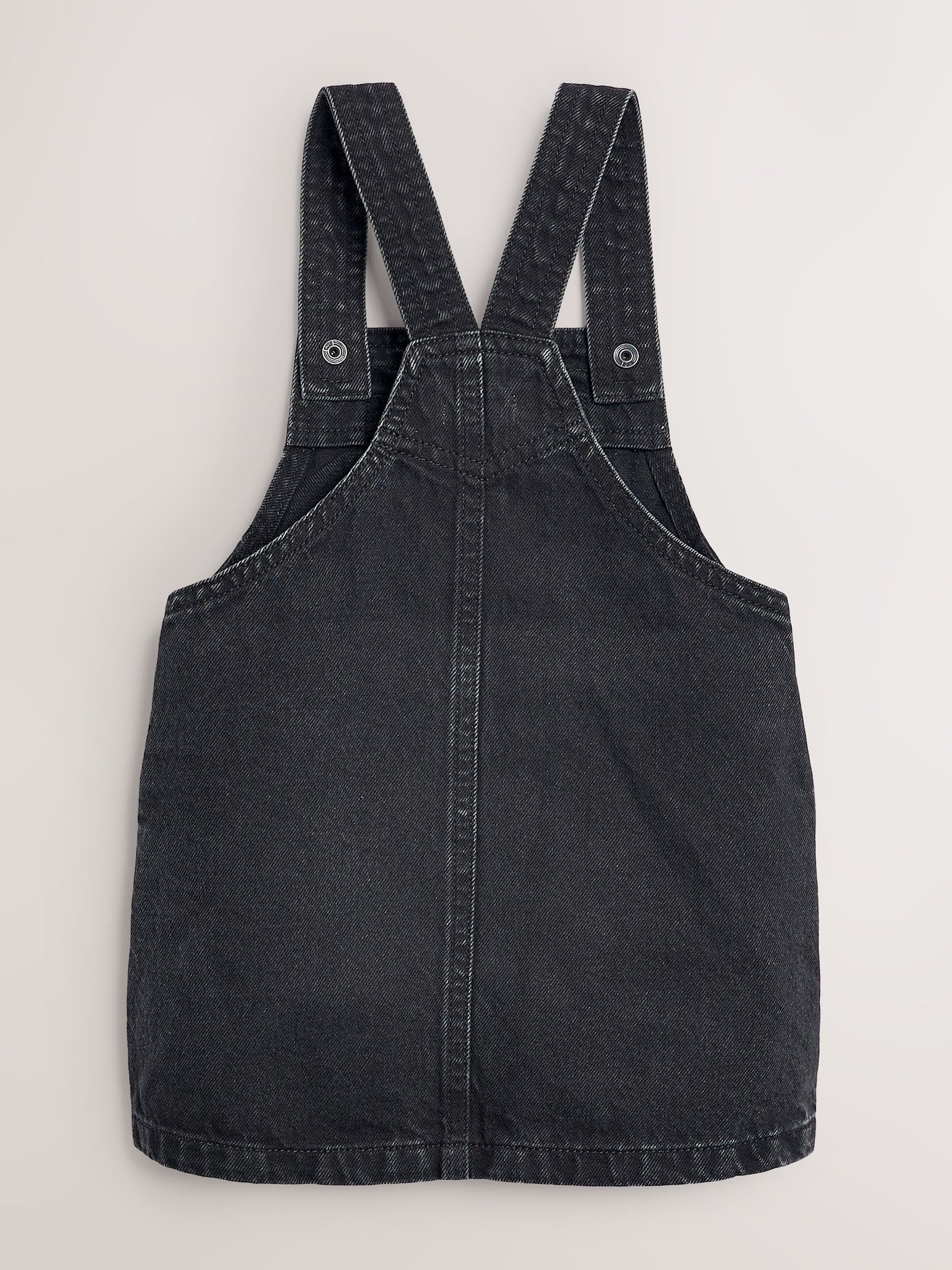 Black Denim Pinafore Dress (3mths-8yrs)