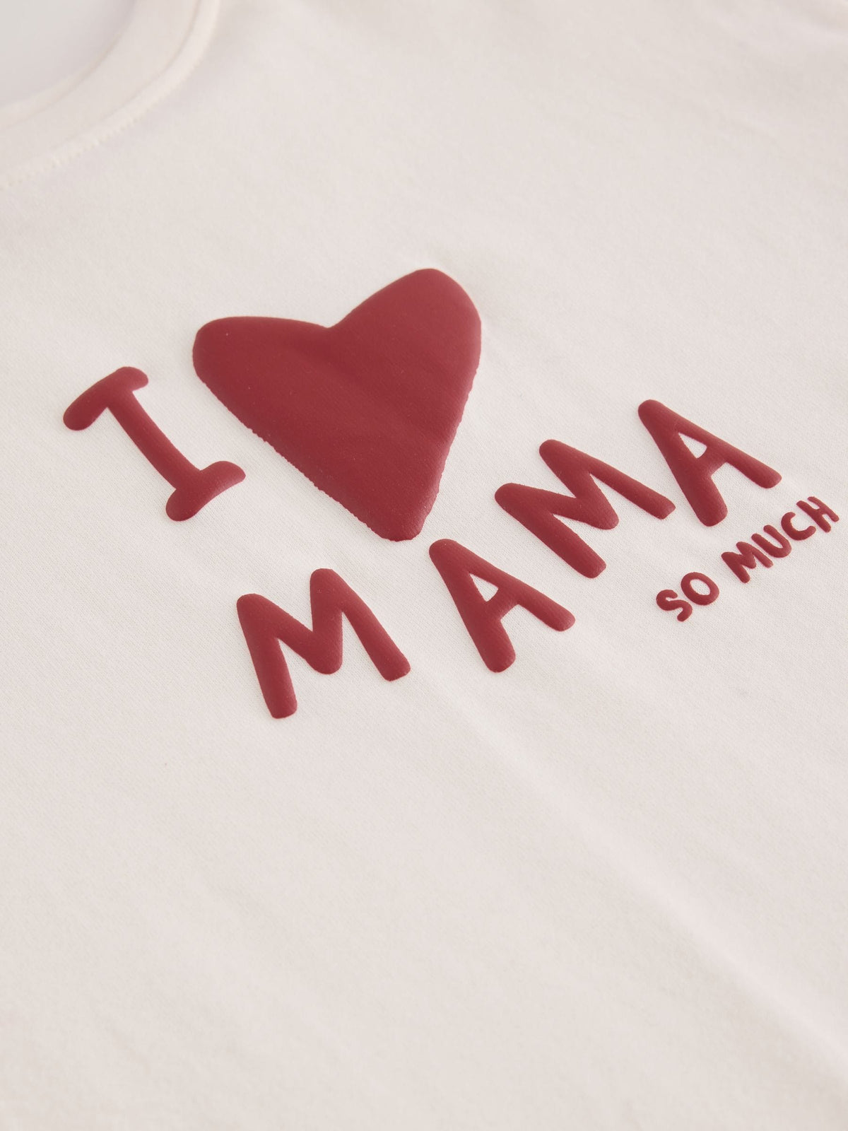 Ecru White Mama Long Sleeve Slogan Top (3mths-7yrs)