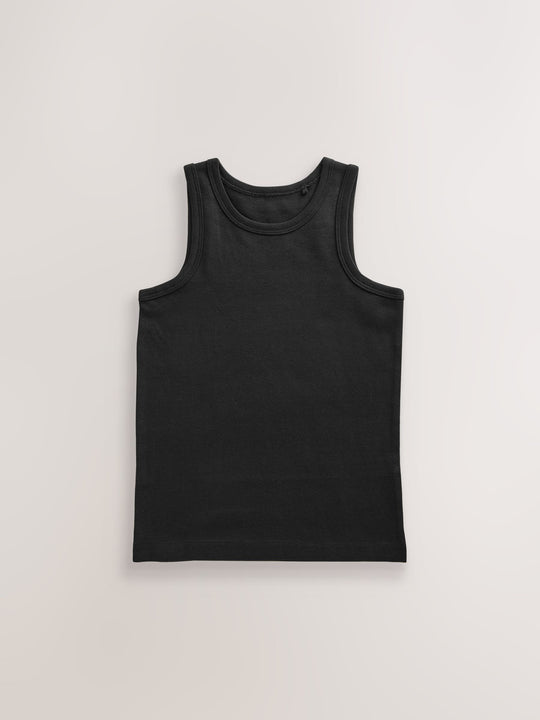 Black Vests 5 Pack (1.5-16yrs)