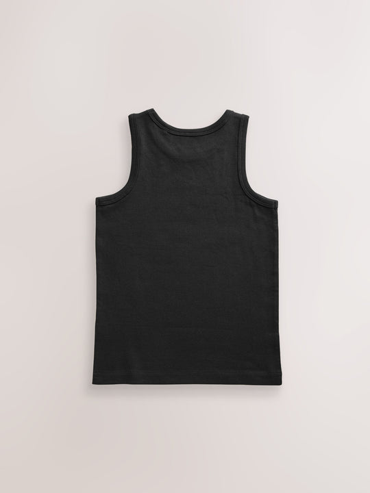 Black Vests 5 Pack (1.5-16yrs)