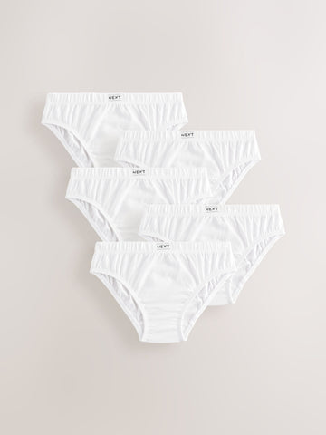 White Briefs 5 Pack (1.5-16yrs)