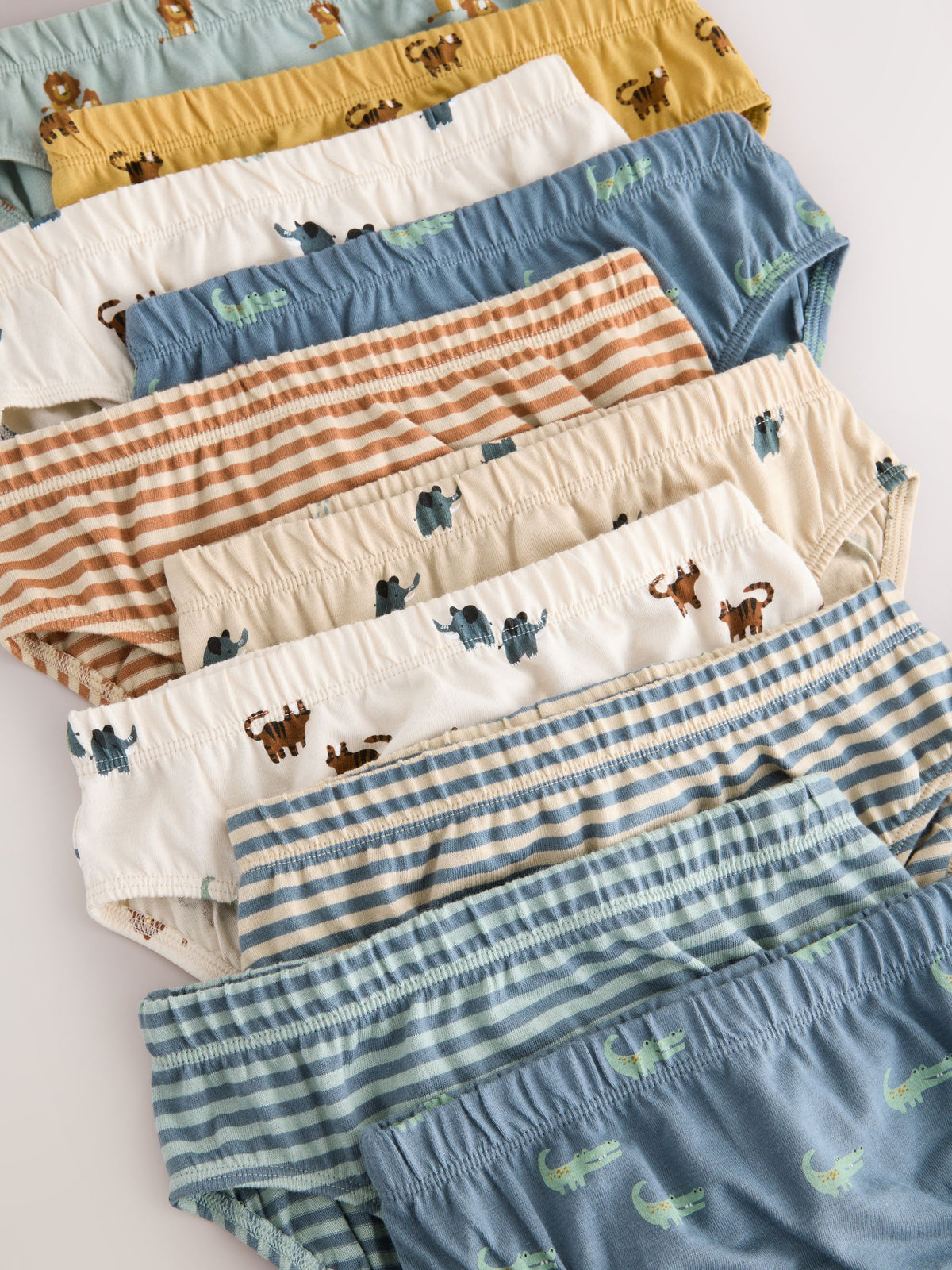 Safari Print Briefs 10 Pack (1.5-10yrs)