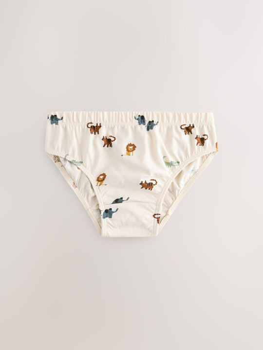 Safari Print Briefs 10 Pack (1.5-10yrs)