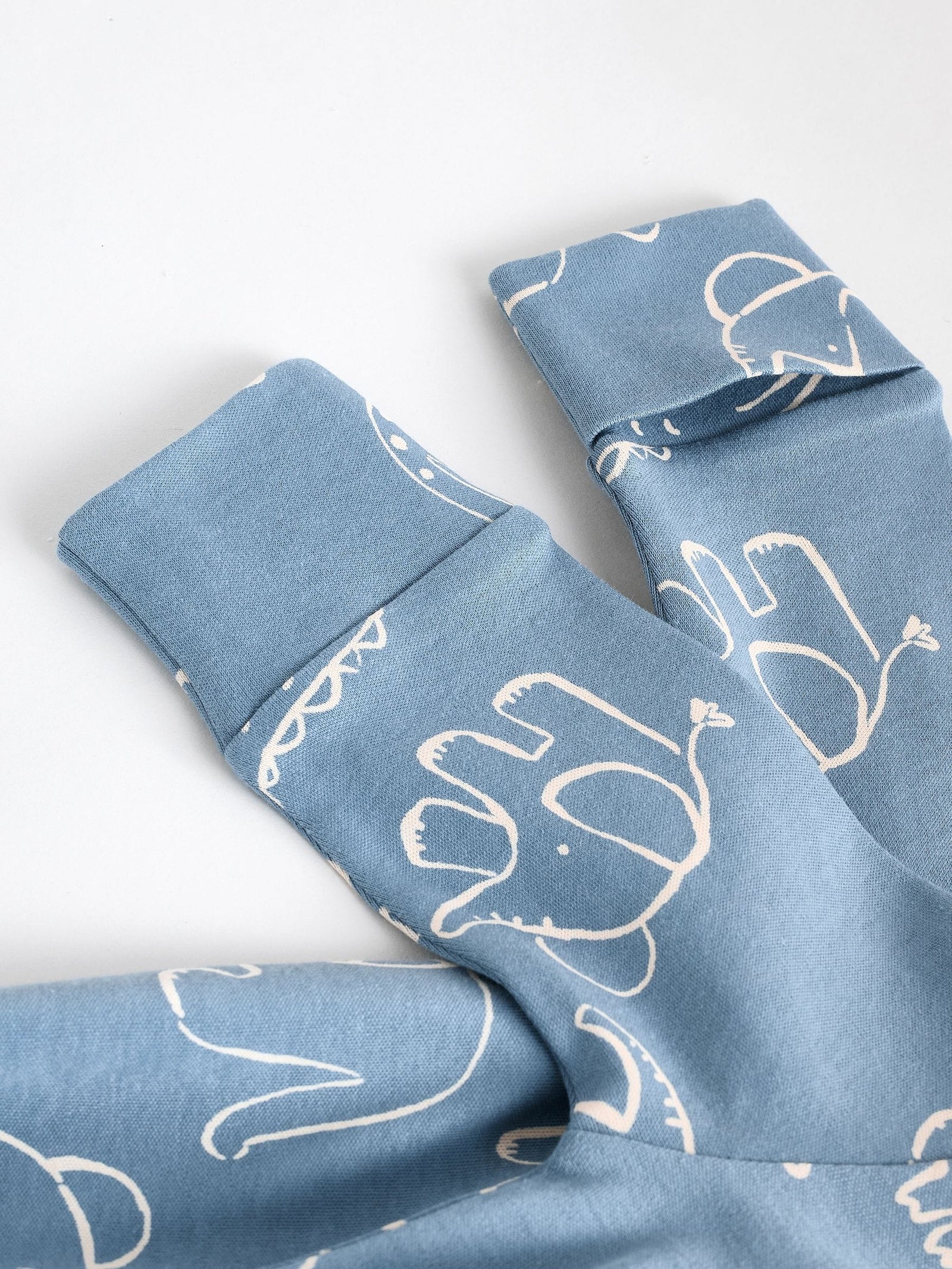 Brown/Blue Baby Sleepsuits 3 Pack (0mths-3yrs)