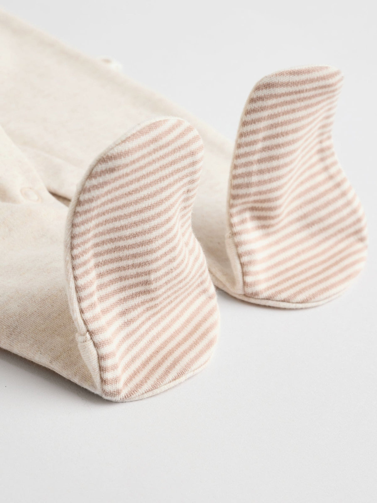 Neutral Collar Baby Sleepsuits 3 Pack (0-2yrs)