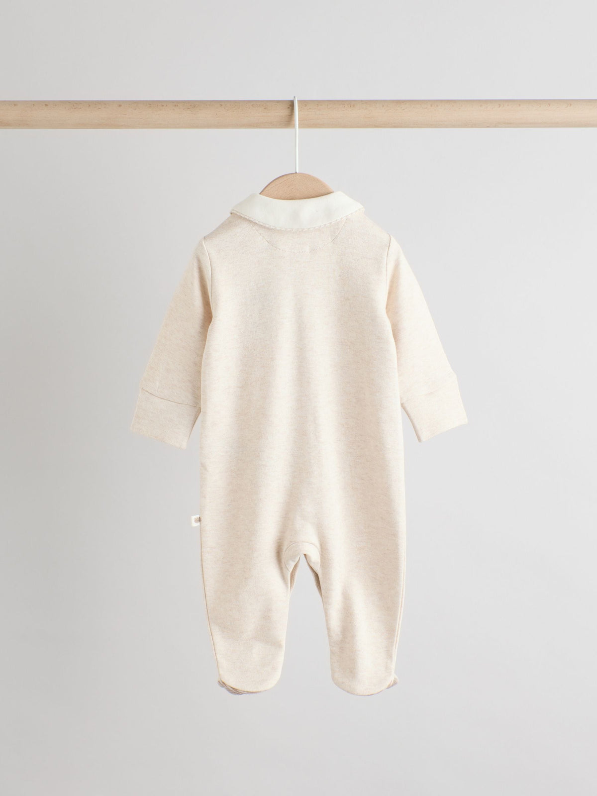 Neutral Collar Baby Sleepsuits 3 Pack (0-2yrs)