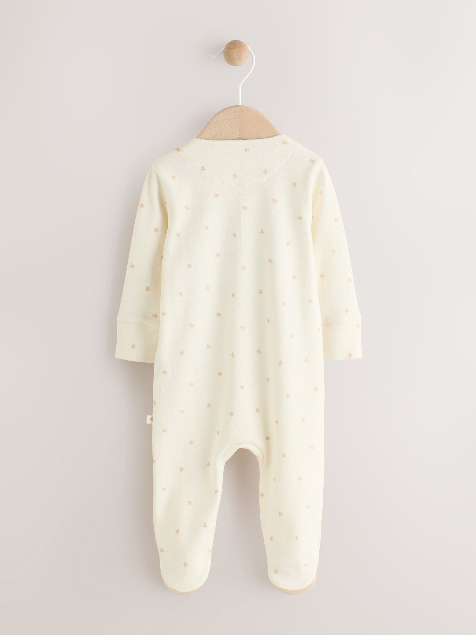 Ecru I Love My Mummy Two Way Zip Baby Sleepsuit (immediate)