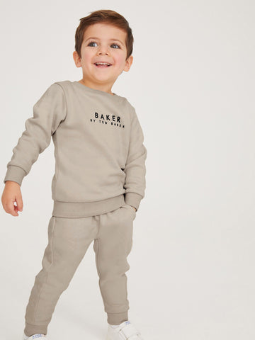 Baker by Ted Baker Stone Sweatshirt and Joggers Set