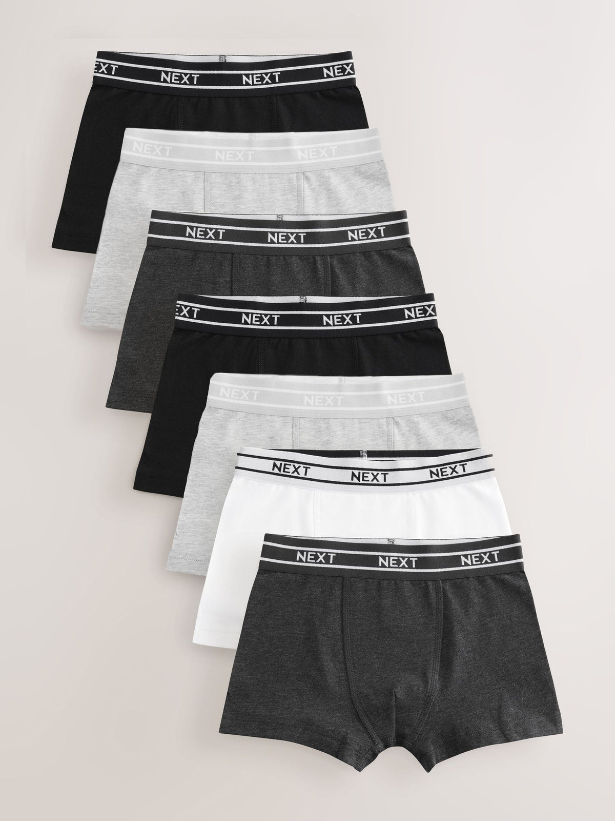 Monochrome Trunks 7 Pack (2-16yrs)