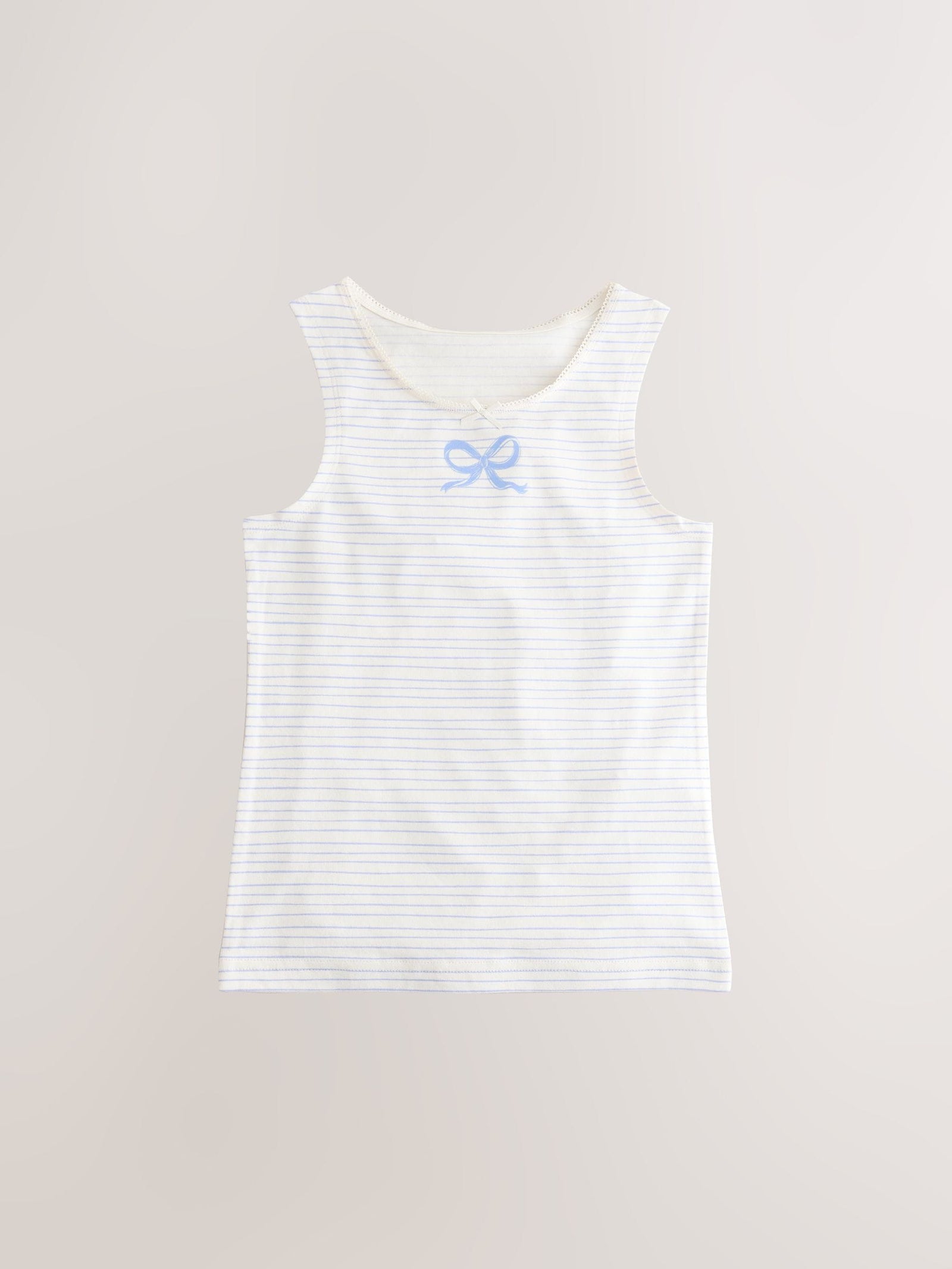 Blue Printed Vests 3 Pack (1.5-16yrs)