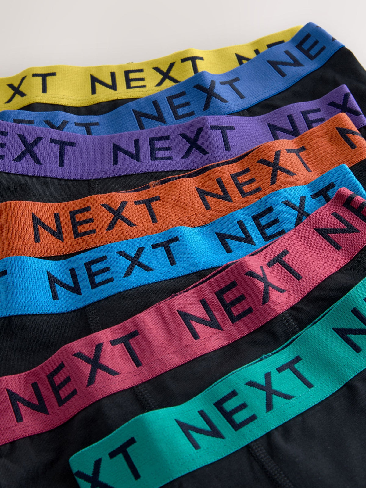 Black with Varsity Waistband Trunks 10 Pack (1.5-16yrs)