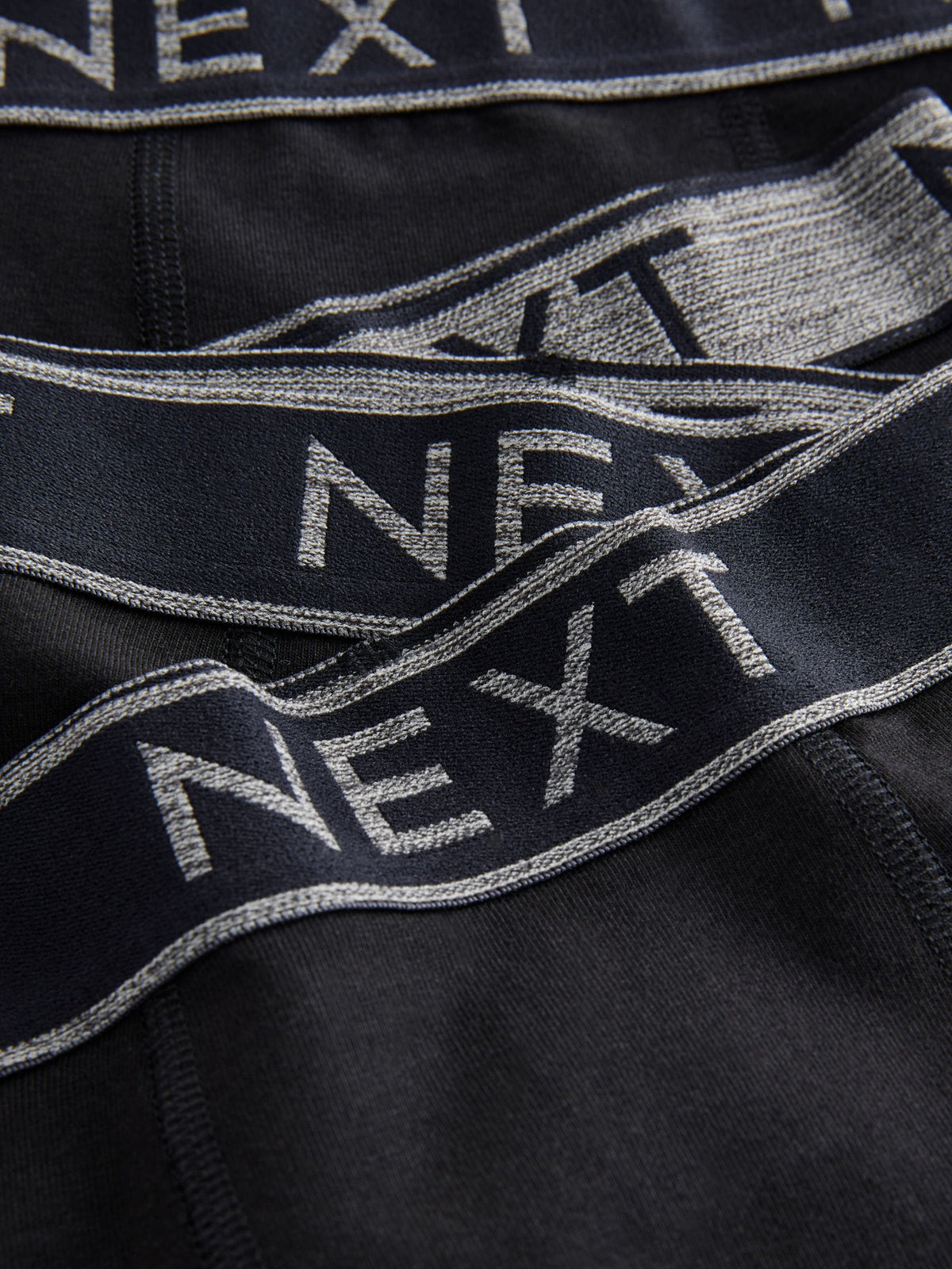 Black with Grey Waistband Trunks 5 Pack (1.5-16yrs)