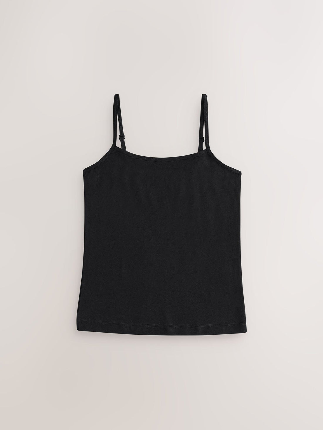 Black Strappy Cami Vests 3 Pack (1.5-16yrs)