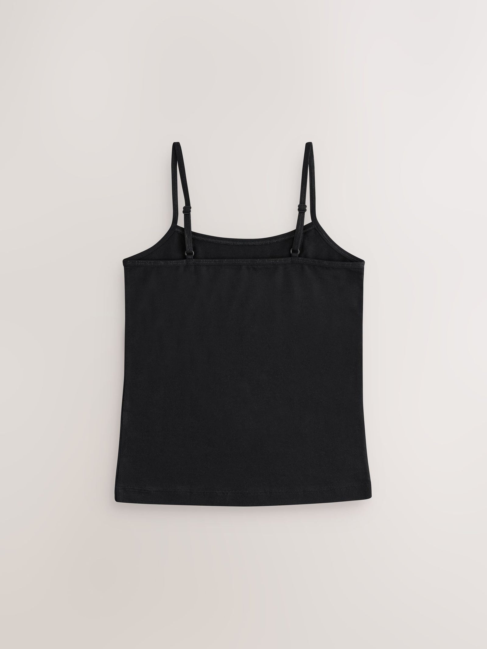 Black Strappy Cami Vests 3 Pack (1.5-16yrs)