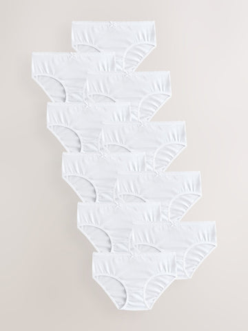 White Briefs 10 Pack (1.5-16yrs)
