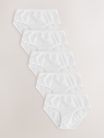 White Briefs 5 Pack (1.5-16yrs)
