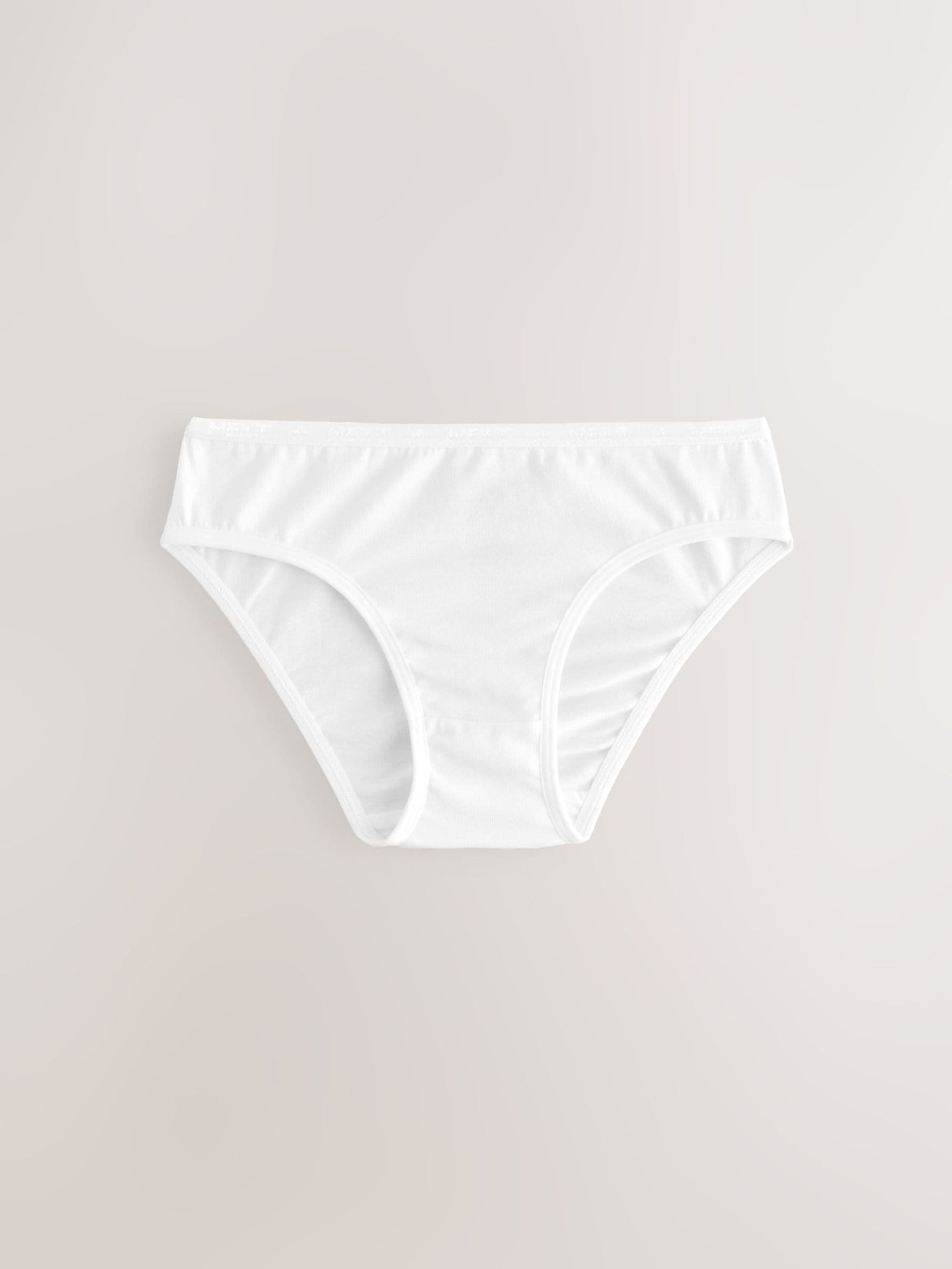 White Bikini Briefs 5 Pack (5-16yrs)