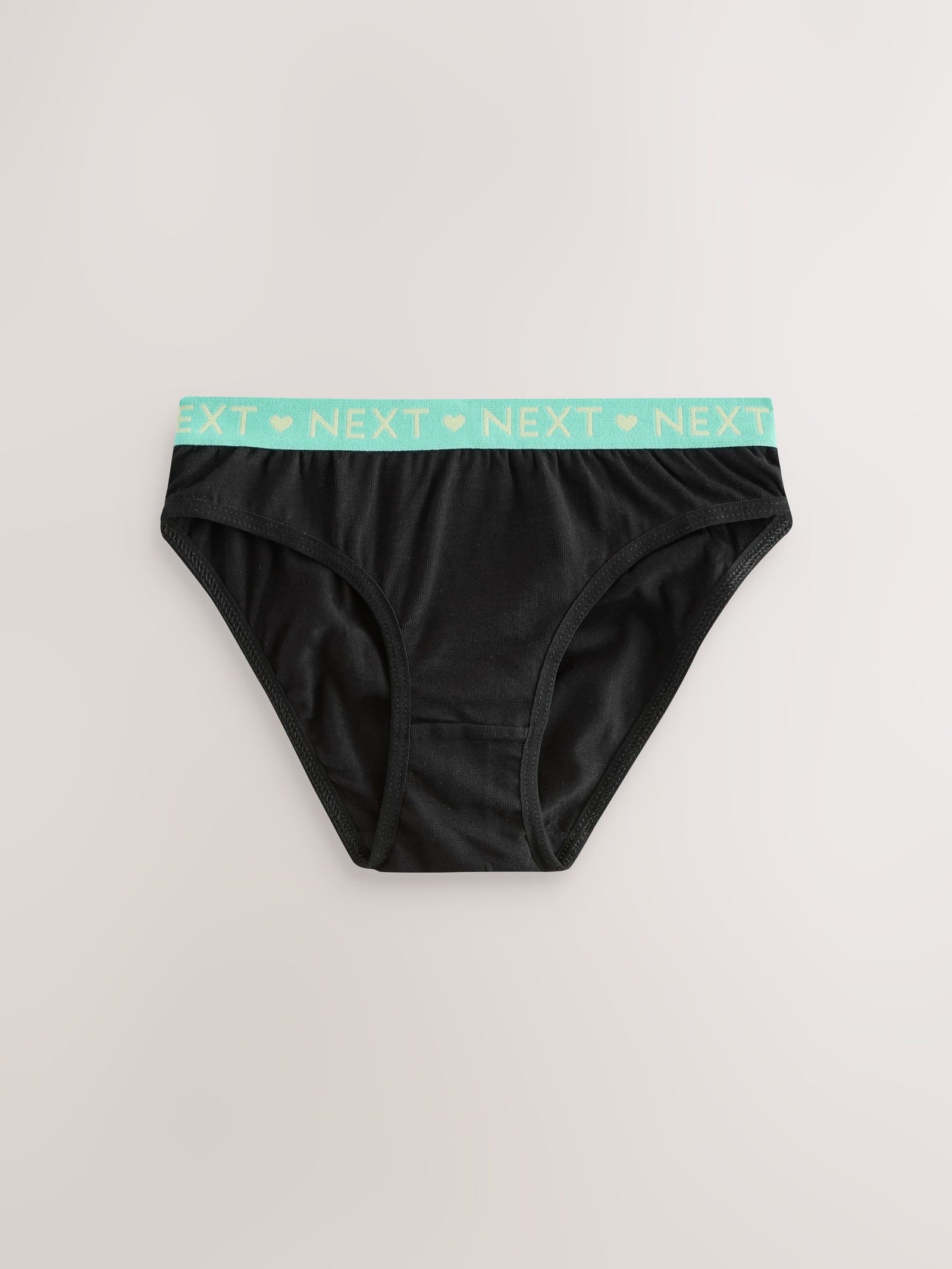 Black Bikini Briefs 7 Pack (5-16yrs)