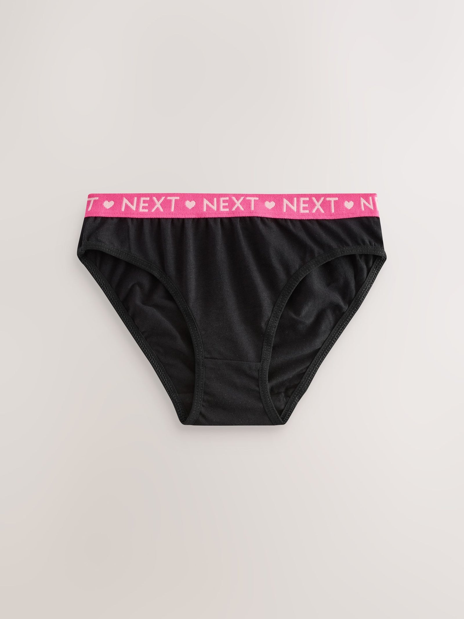 Black Bikini Briefs 7 Pack (5-16yrs)