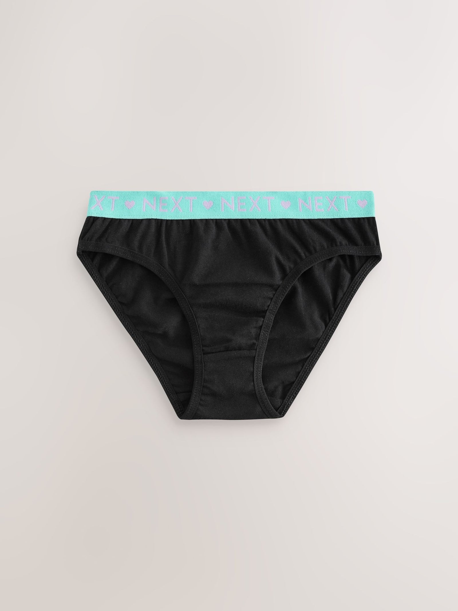 Black Bikini Briefs 7 Pack (5-16yrs)