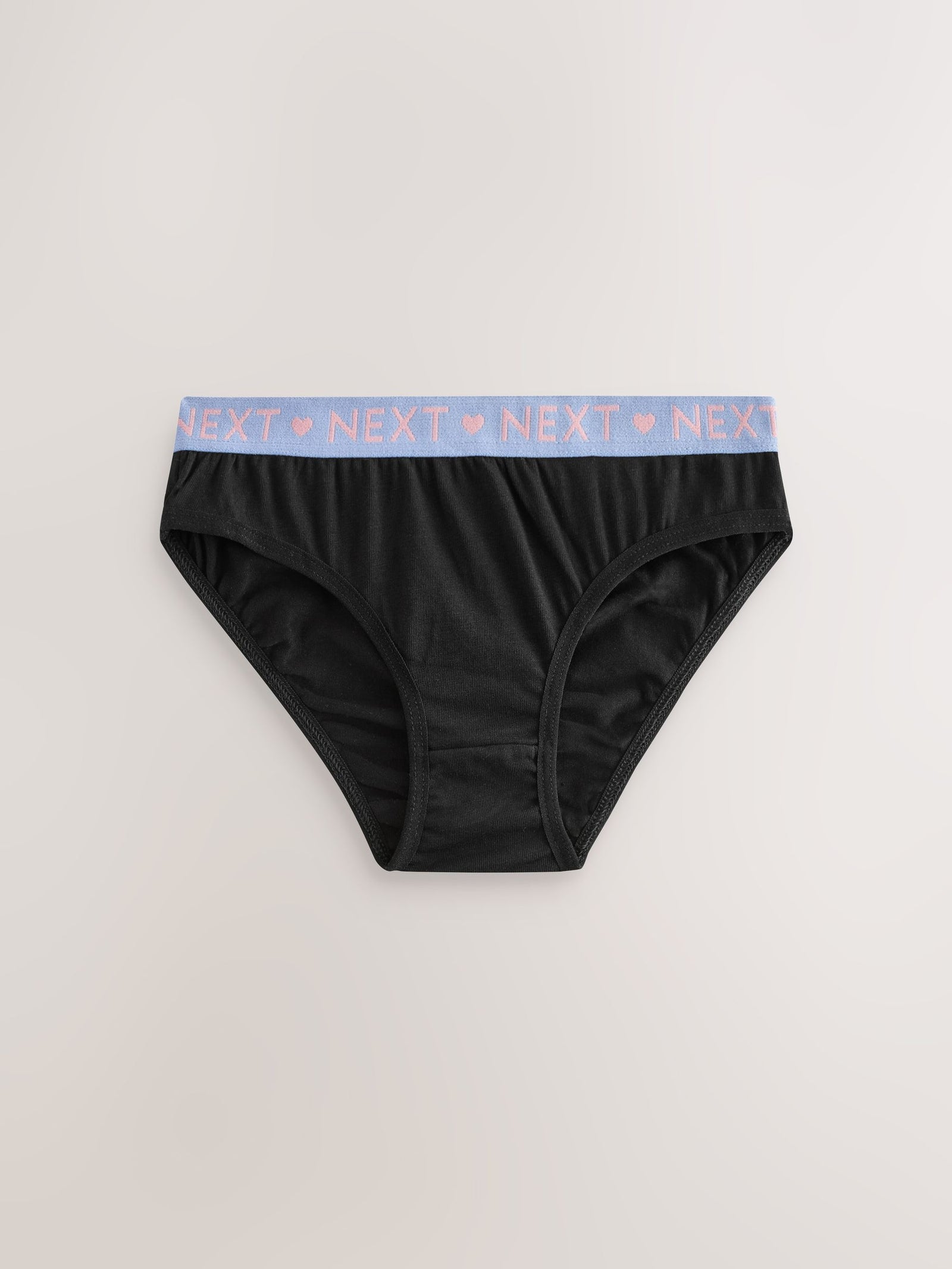 Black Bikini Briefs 7 Pack (5-16yrs)