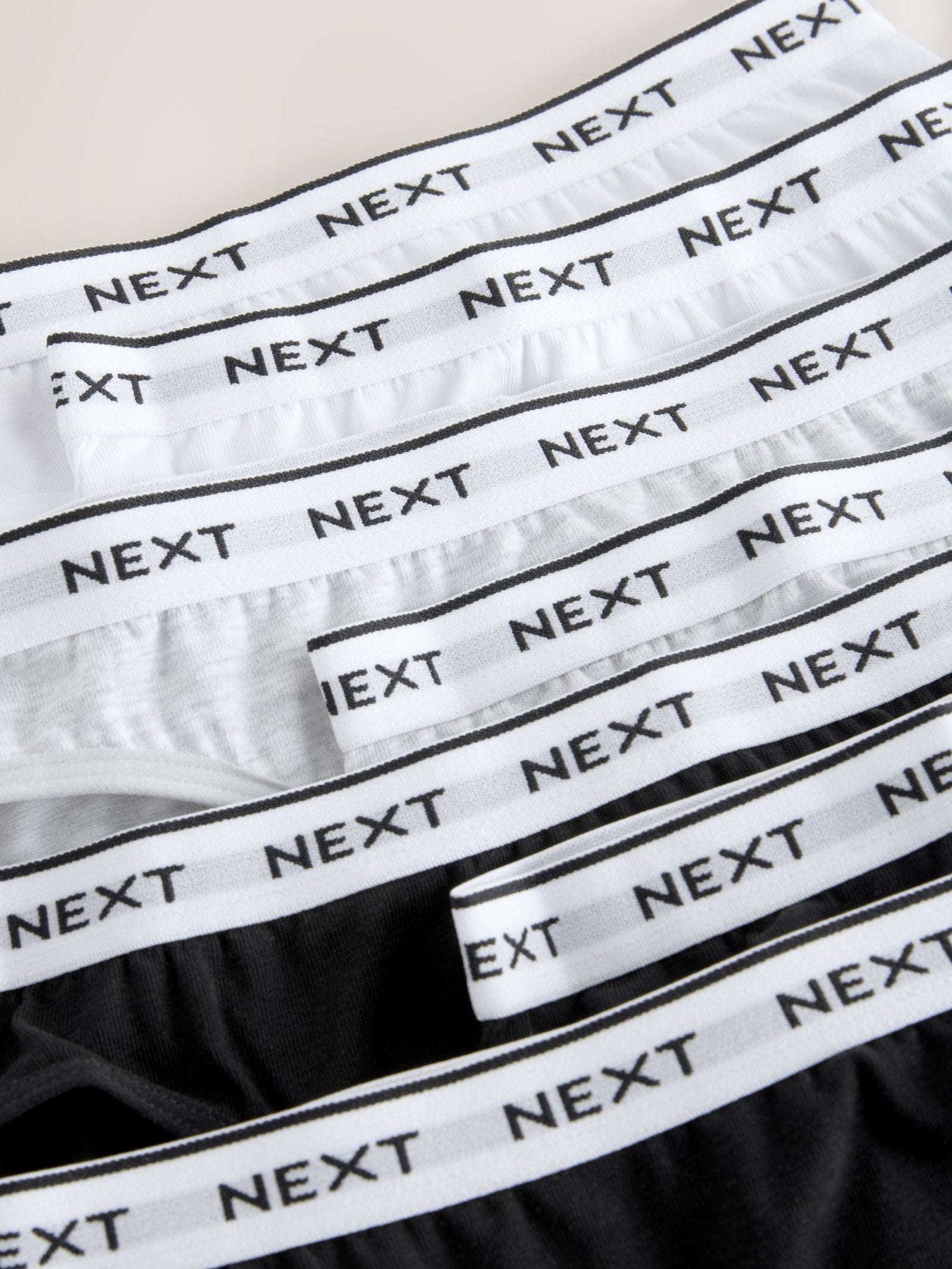 Black/White/Grey Bikini Briefs 7 Pack (5-16yrs)
