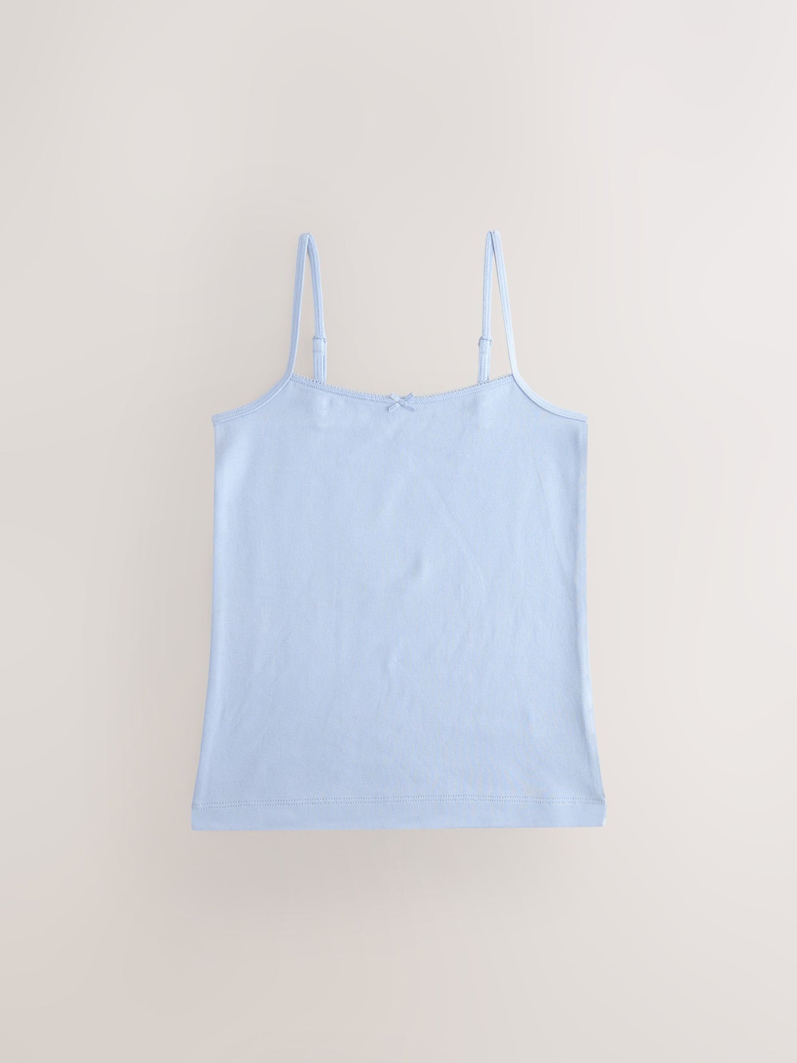 Blue Strappy Printed Cami Vests 3 Pack (1.5-16yrs)