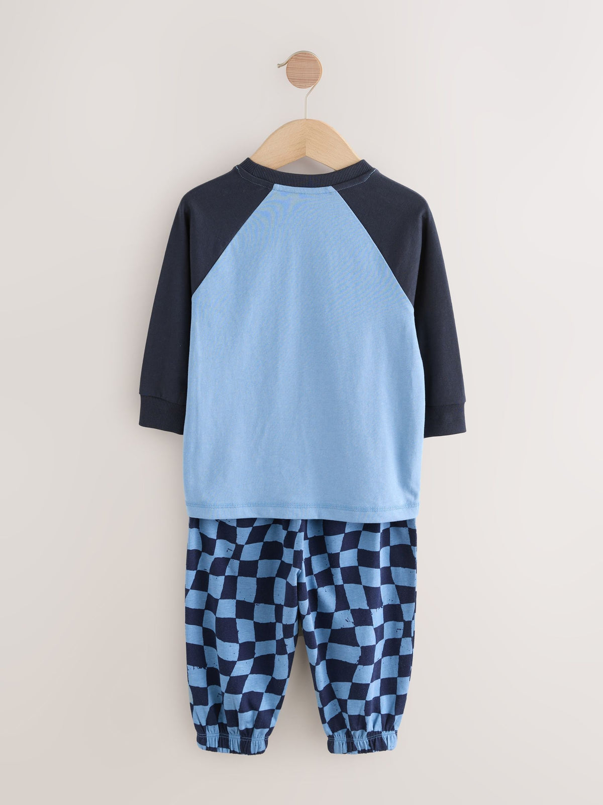 Orange/Navy Dinosaur Oversized Pyjamas 3 Pack (9mths-8yrs)