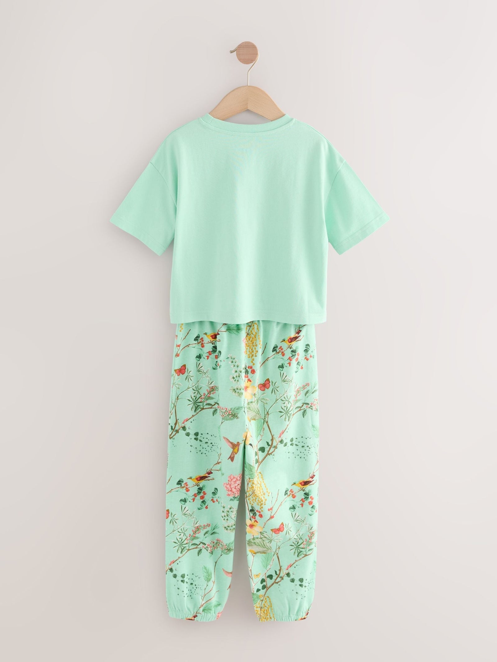 Pink/Blue Floral Pyjamas 3 Pack (3-16yrs)