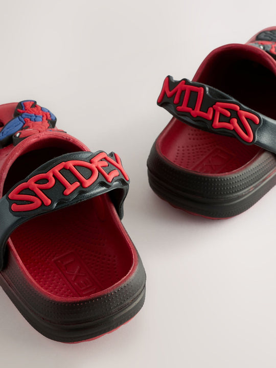 Red/Black Spiderman Clogs