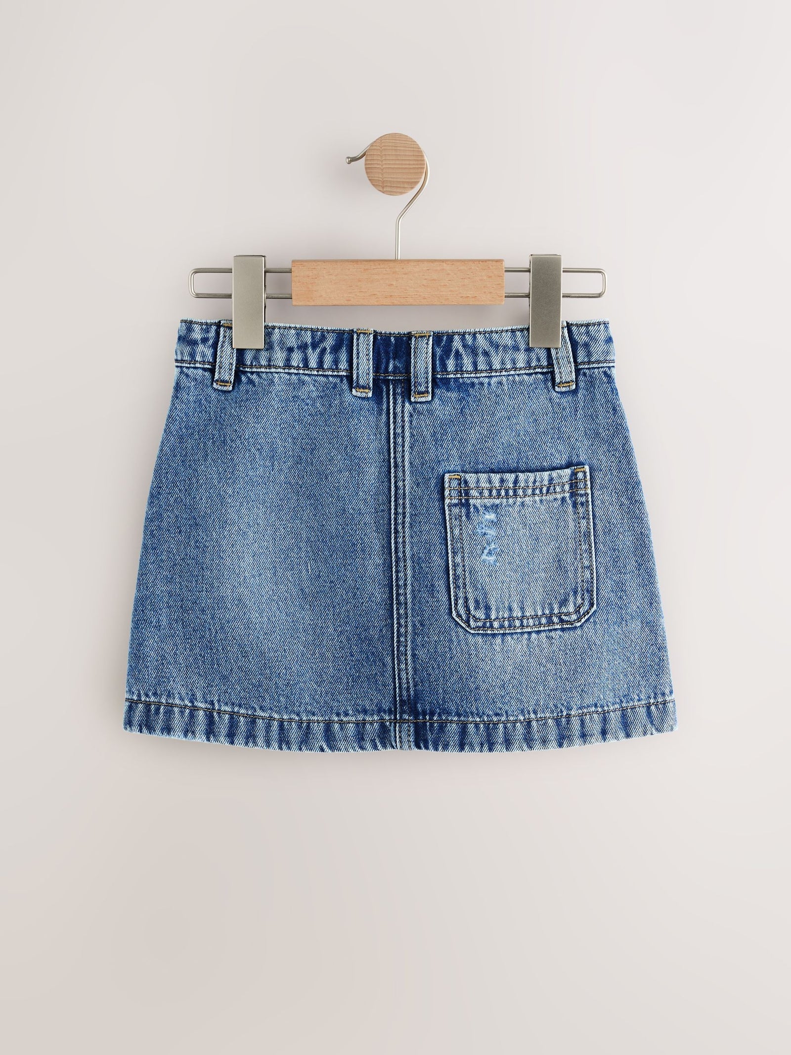 Mid Blue Denim Skirt (3-16yrs)