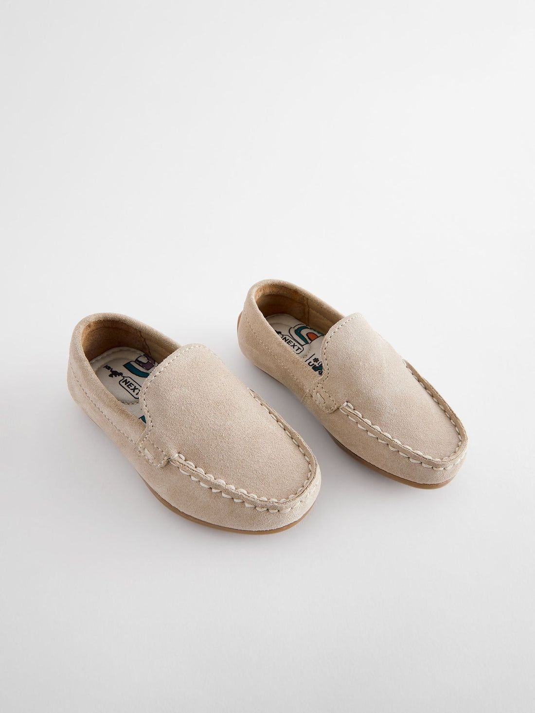 Natural Stone Wide Fit (G) Suede Slip-Ons Loafer Shoes