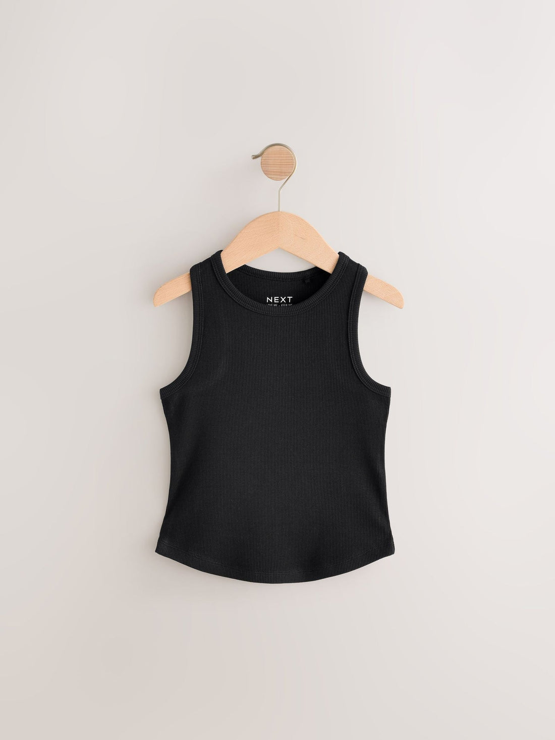 Black/White/Grey Rib Vest 3 Pack (3-16yrs)