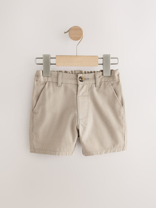 Navy/Stone/Ticking Stripe Chinos Shorts 3 Pack (3mths-7yrs)