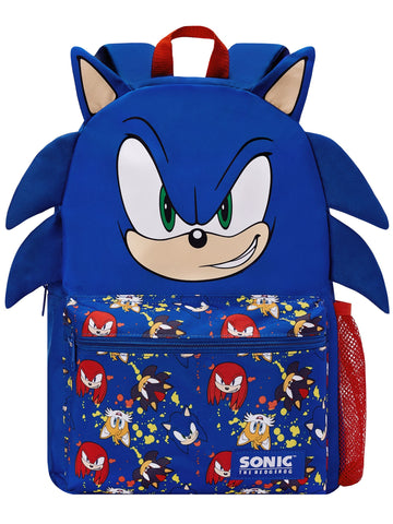 Character Blue Sonic The Hedgehog Backpack 3D Ears