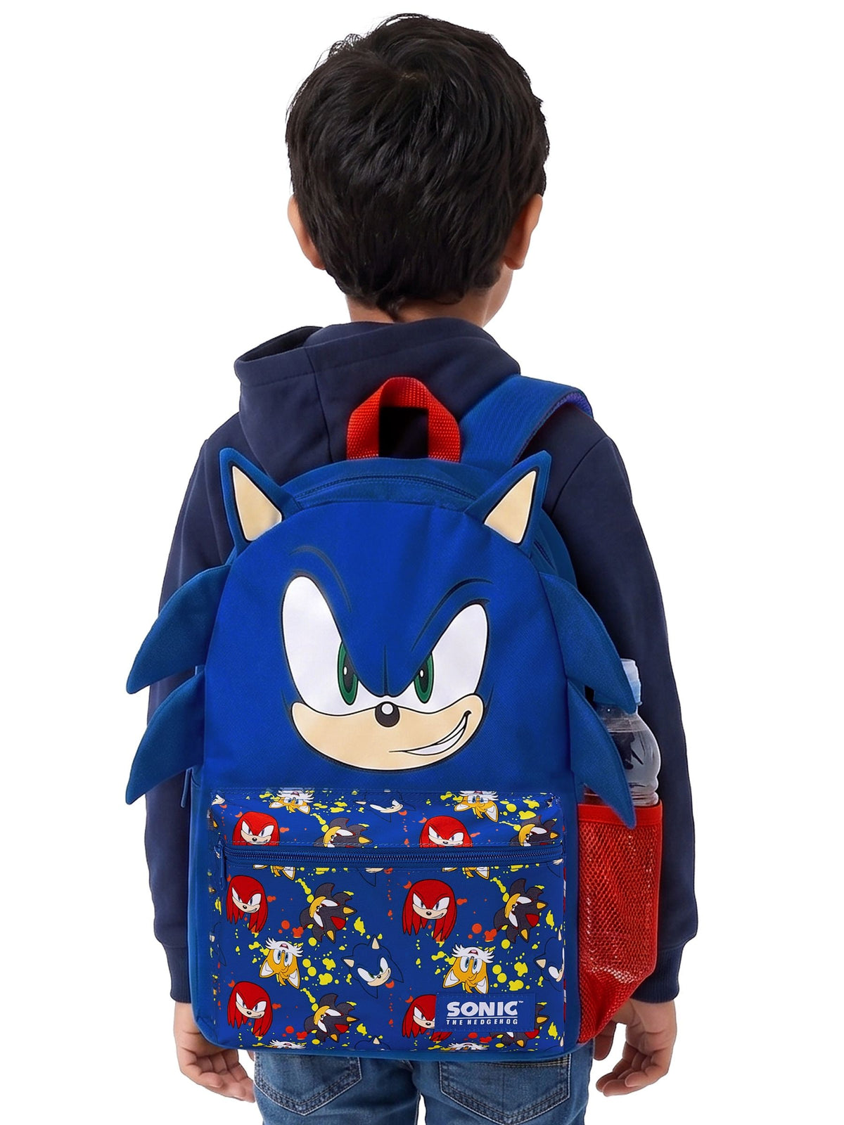 Character Blue Sonic The Hedgehog Backpack 3D Ears