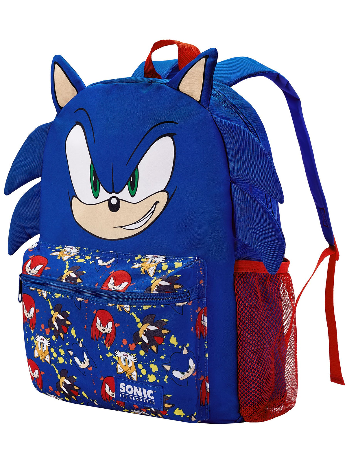 Character Blue Sonic The Hedgehog Backpack 3D Ears