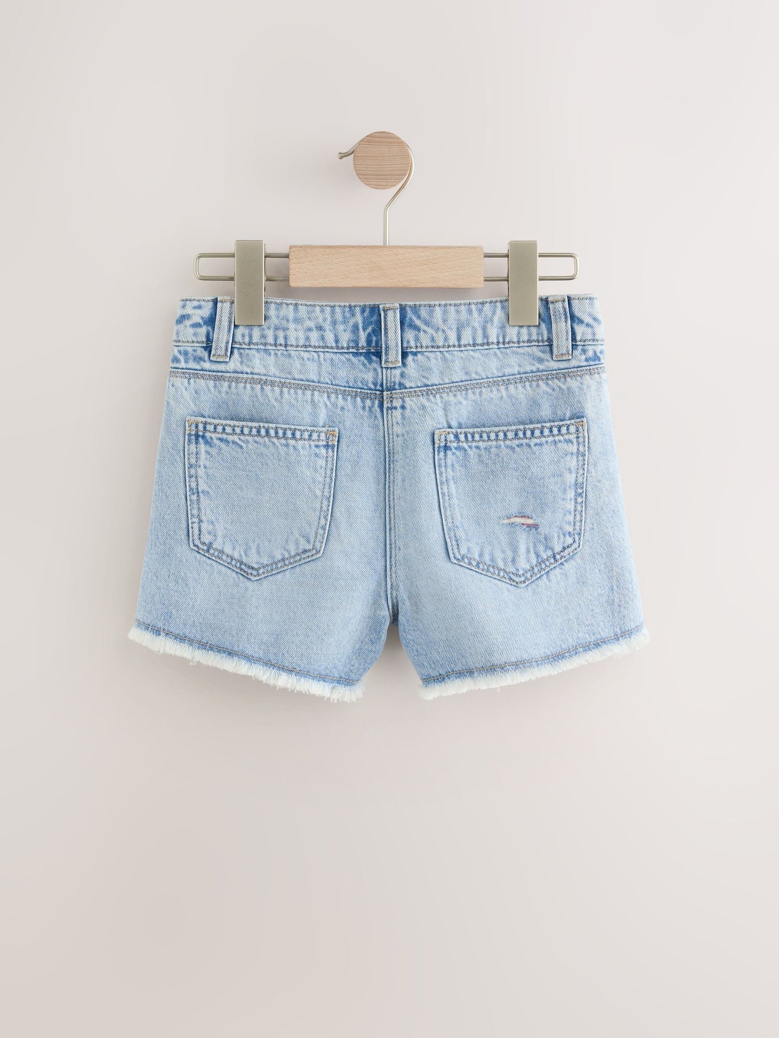 Rainbow 100% Cotton Frayed Edge Distressed Shorts (3-16yrs)