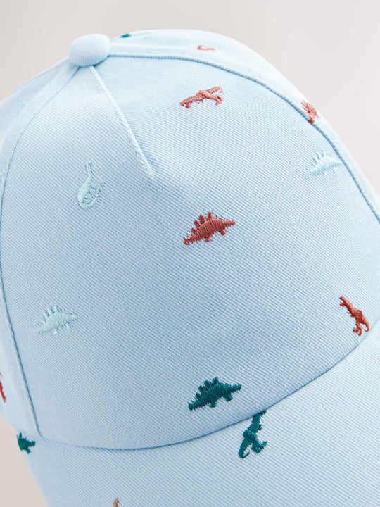Dino Embroidered Baseball Cap Hat (3mths-10yrs)