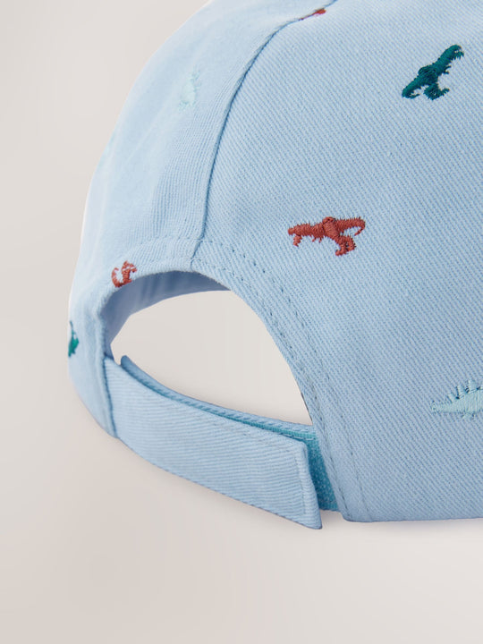 Dino Embroidered Baseball Cap Hat (3mths-10yrs)