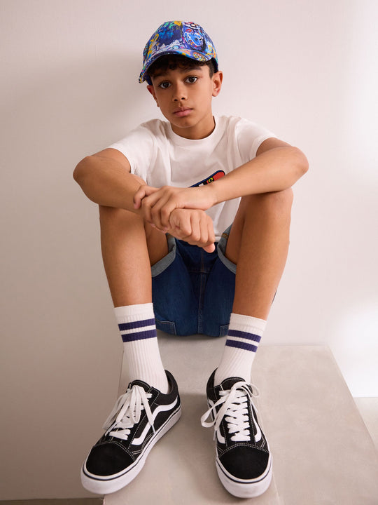 Grafitti Gamer 100% Cotton Baseball Cap Hat (1-16yrs)