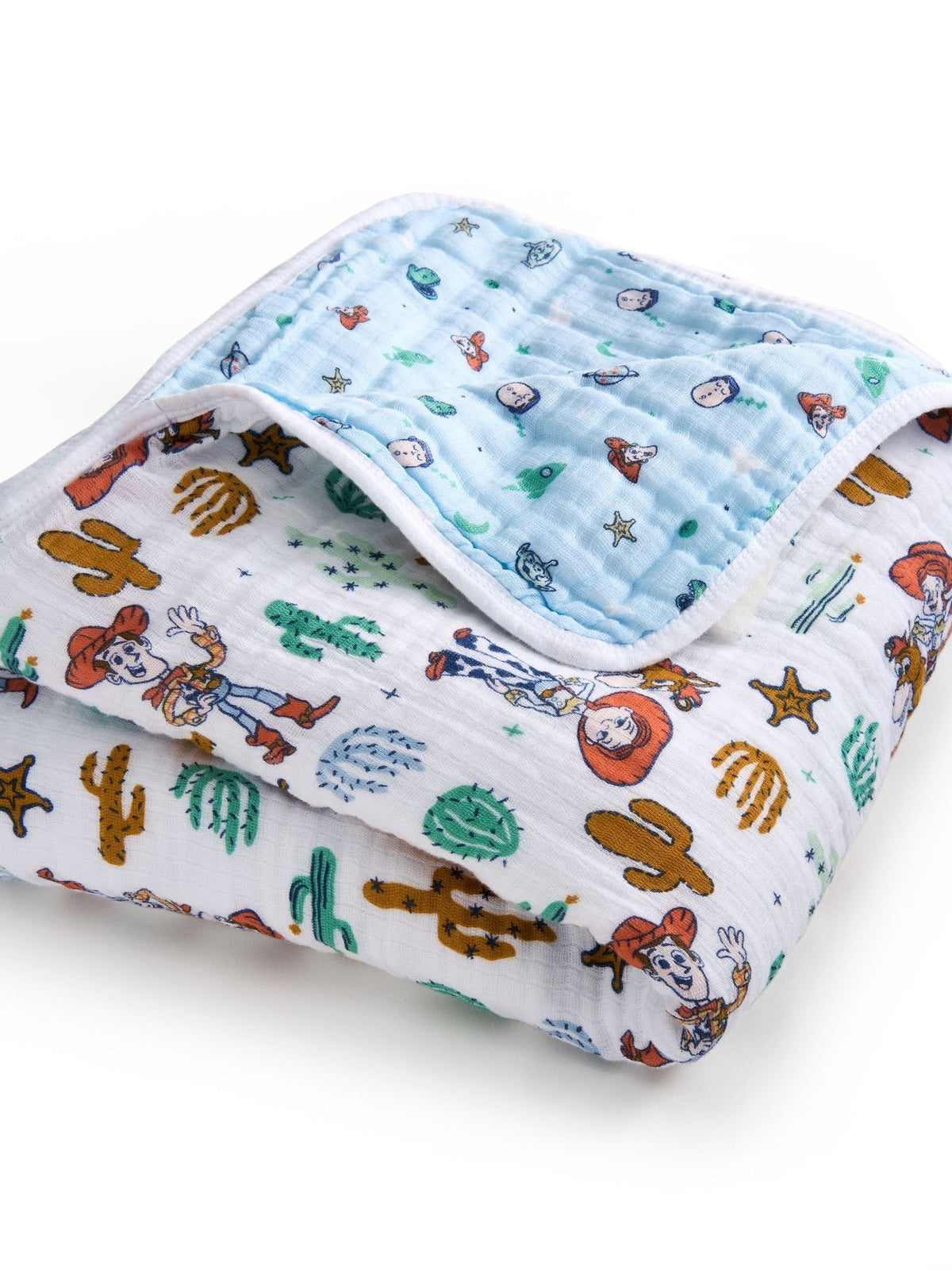 Aden + Anais White Cotton Muslin Blanket